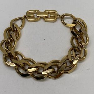 Givenchy 18k Gold Plated Chunky Chain Bracelet